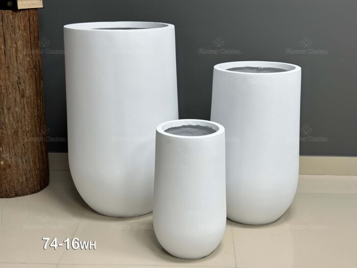 FiberGlass Pot 74-16WH-75